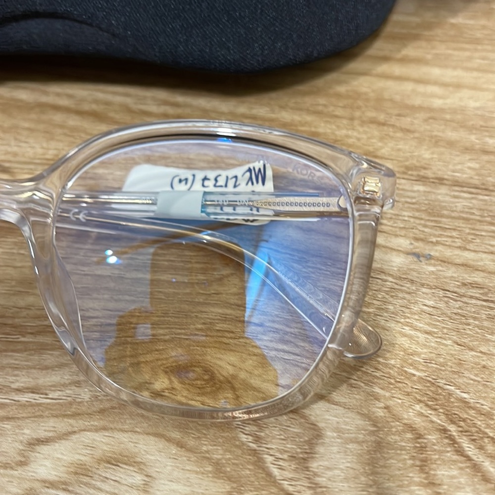 MICHAEL KORS MK2137U 3006SB Clear Transparent Square 57 mm Women's Sunglasses - Picture 2 of 7